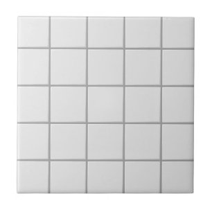 Minimalista Grade Quadrada Limpa Branca