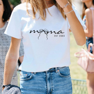 Minimalista Mamãe Letreiro Com Arco Mulheres