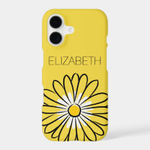 Minimalista Moderno Elegante Flor de Margarida e t