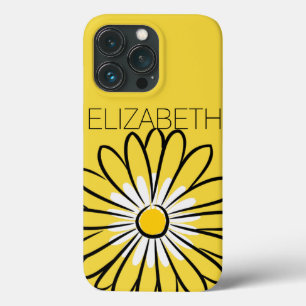 Minimalista Moderno Flor de Margarida e texto Eleg
