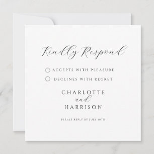 Minimalista Moderno RSVP