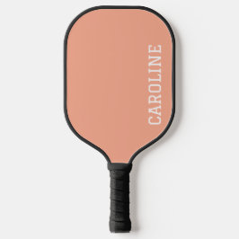 Minimalista Pêssego Nome Personalizado