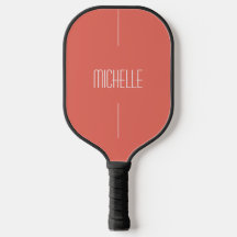 Minimalista Pêssego Personalizado com Nome