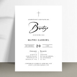 Mínimas Convites De Batizado Para Menina Menino