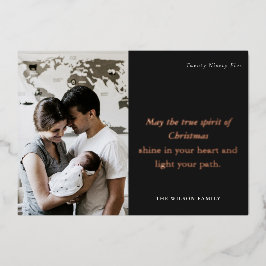 Mínimo 1 Foto: Preto e Espírito de Natal Branco