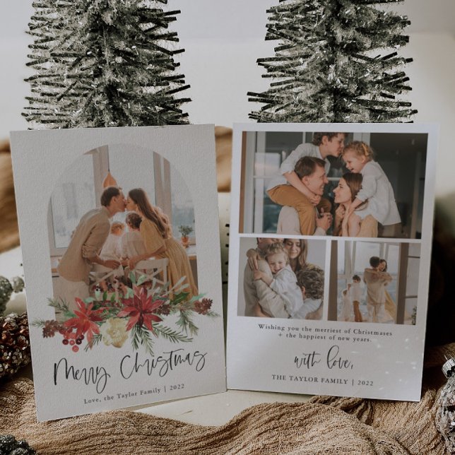 Mínimo de Cartão de Férias Moderno Feliz Natal (Criador carregado)