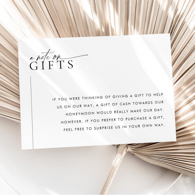 Mínimo de casamento Presente Desejando Bem Cartão  (LAYLA | Wedding Wishing Well / Gifts enclosure card | Matching items available. )