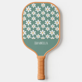 Mínimo de margaridas brancas e azuis personalizada