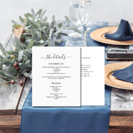 Mínimo detalhado do programa de casamento preto br