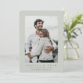 Mínimo Elegante Estamos comprometidos! Anúncio de