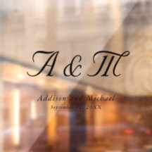 Mínimo, Elegante, Monograma, Casamento