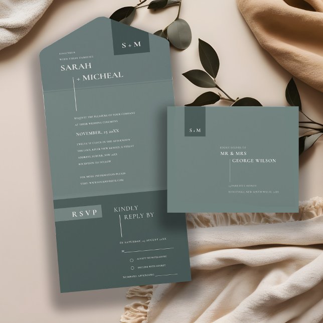 MÍNIMO ESCÂNDI EMERALD SAGE PALE GREEN WEDING (Criador carregado)