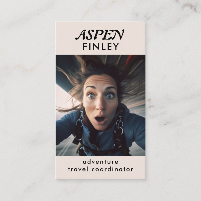 Mínimo moderno - Cartão de visita de código QR par (Frente)