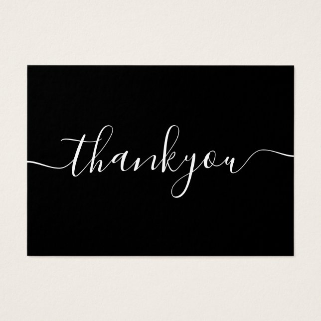 Mínimo Moderno Obrigado Pela Inserção Do Pedido (Frente)