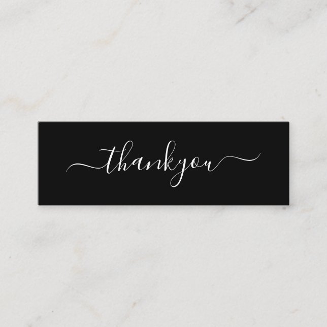 Mínimo Moderno Obrigado Pela Inserção Do Pedido (Frente)