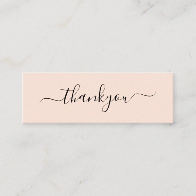 Mínimo Moderno Obrigado Pela Inserção Do Pedido (Frente)