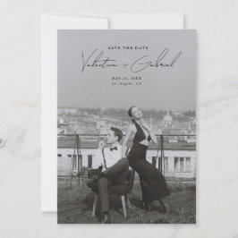 Mínimo Moderno Salvar o Convite de Data