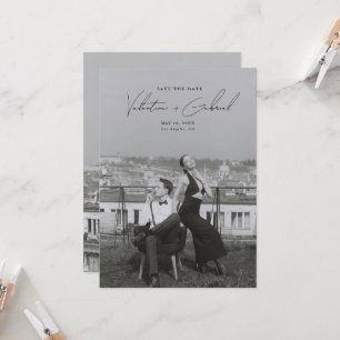 Mínimo Moderno Salvar o Convite de Data