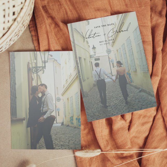 Mínimo Moderno Salvar o Convite de Data (Criador carregado)