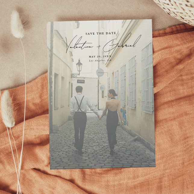 Mínimo Moderno Salvar o Convite de Data (Criador carregado)