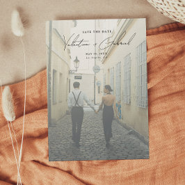 Mínimo Moderno Salvar o Convite de Data