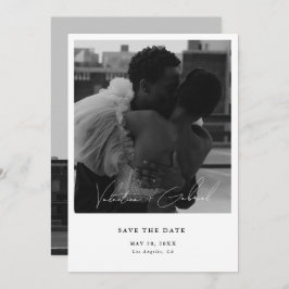 Mínimo Moderno Salvar o Convite de Data