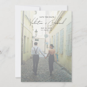 Mínimo Moderno Salvar o Convite de Data