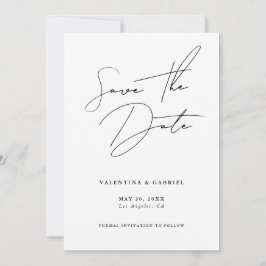 Mínimo Moderno Salvar o Convite de Data