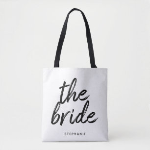 Mínimo Personalizado A Bag Bride Tote