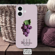 Mínimo Roxo Vovó Chic Crochet Nome