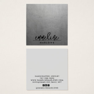 MínimoMínimoNegra Branca de Prata Chic