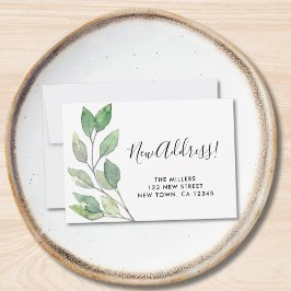 Miniplaca de Anúncio de Movimentação de Novo Ender