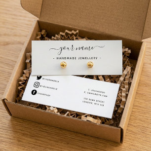 Miniplaca de exibição simples do brinco