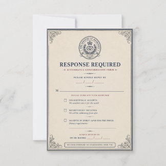 Ministério do Casamento RSVP de Casamento Engraçad