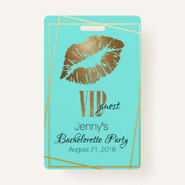 Mint com Crachá de Festa de solteira de Impressão