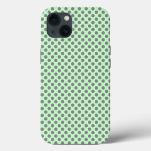 Mint Green com Bolinhas de Cinza por Shirley Taylo