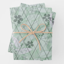 Mint Green Vintage inspirou Garden Diamond