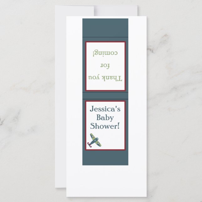 Mint Matchbook do avião de Vintage (Frente)