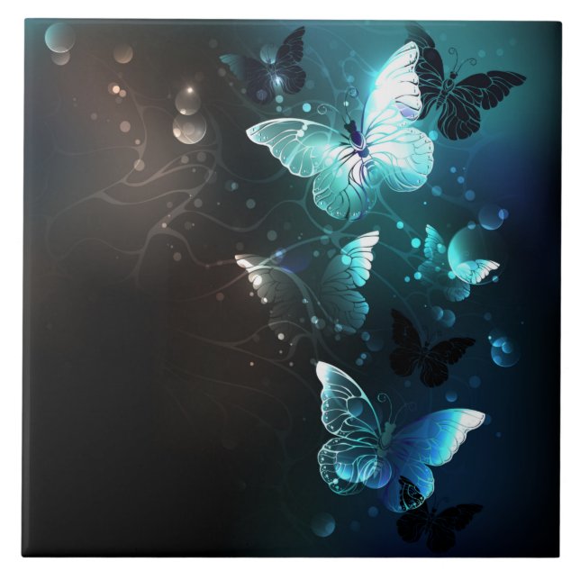 Mint Night Butterflies (Frente)