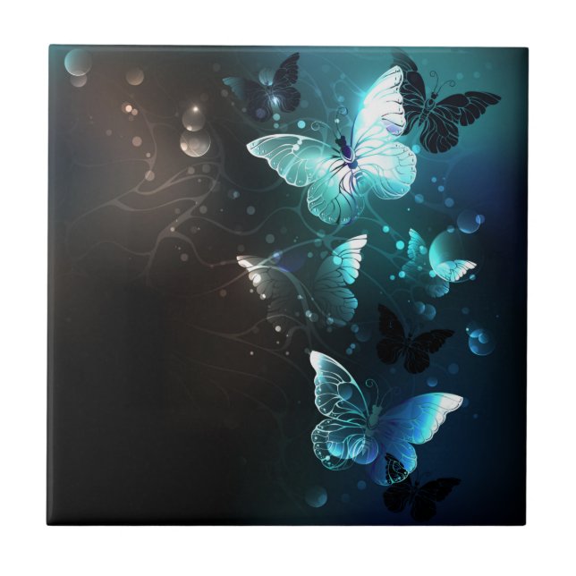 Mint Night Butterflies (Frente)