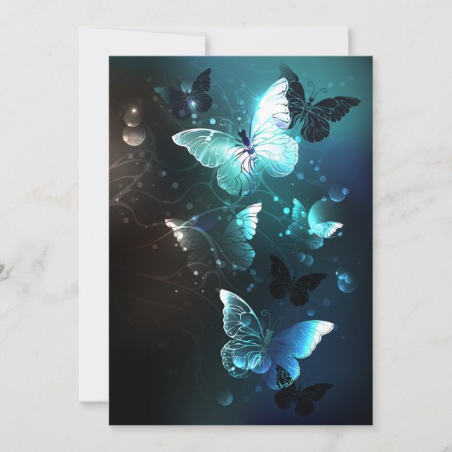 Mint Night Butterflies (Frente)
