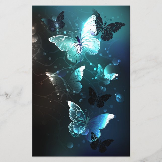 Mint Night Butterflies (Frente)