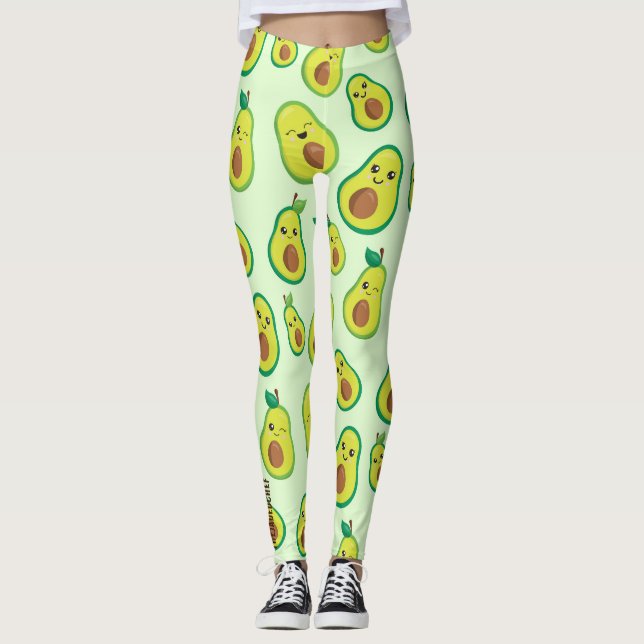 Minty "Avo-Cute" Leggings (Frente)