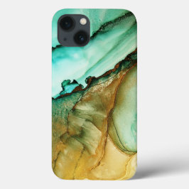 Minúsculo Dourado de cinza de água com brilho no i