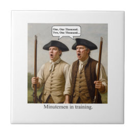 Minutemen em treinamento.