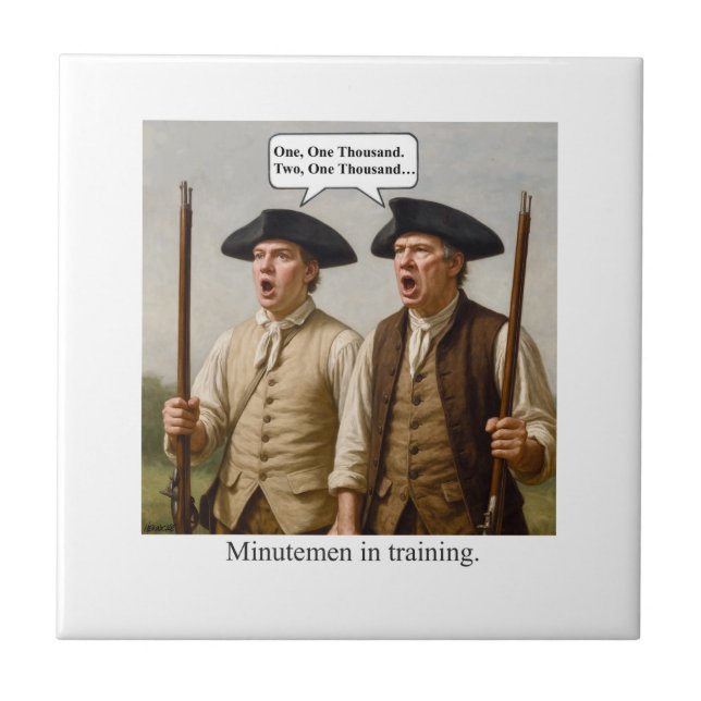 Minutemen em treinamento. (Frente)