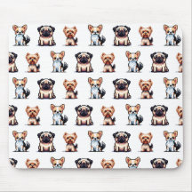 Minydog pixelart Mousepad