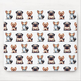 Minydog pixelart Mousepad