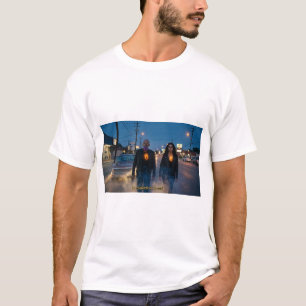 Miquiztli Calavera Duo Caminhando - Camiseta