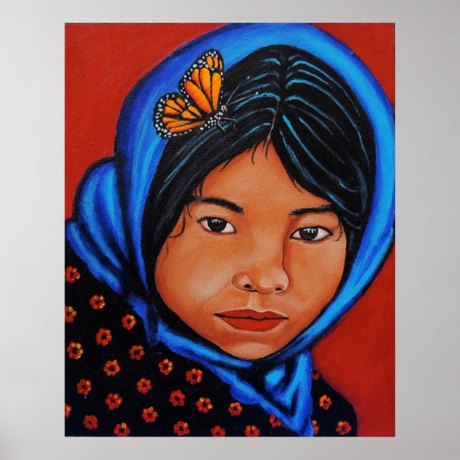 "Mira Bien mis Ojos" - Papel Poster (Matte) (Frente)